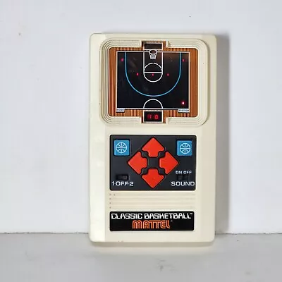 Vintage Mattel Electronic Classic Basketball Handheld Portable Game 2003 Tested • $8.99