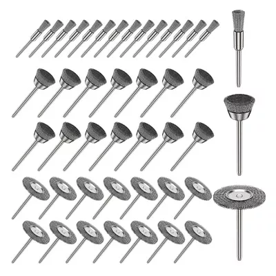 30X Stainless Steel Wire Brush Set Drill Tool Rrotary Die Grinder Removal Wheel • $16.71