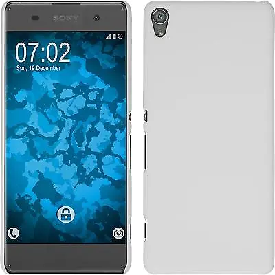 $11.63 • Buy Hard For Sony Xperia XA Case White Rubberised +2 Protector
