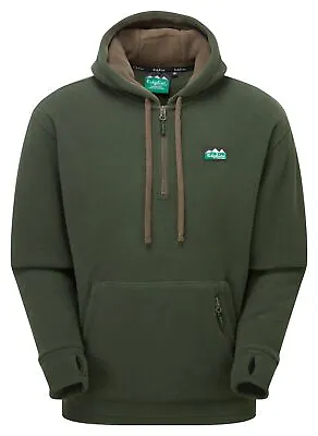 Ridgeline Ballistic Fleece Hoodie Men's Jumper Green Country Hunting BEST SELLER • £42.99