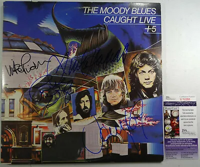 Signed The Moody Blues Autographed Voices In The Sky 12  Lp Record Jsa # V70250 • $500