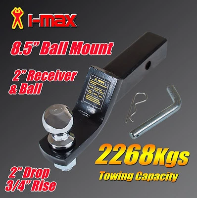$30.90 • Buy Towbar Tow Bar Ball Mount Tongue Hitch 2  Inch 50mm Trailer 4WD Car Caravan Boat