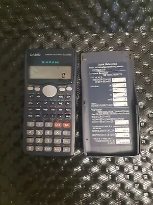 Casio FX-100AU Scientific Calculator S-VPAM With Cover Case  Tested Working • $21