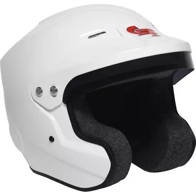 G-Force 16002XXLWH Race Driving Helmet Open Face Gloss White 2X-Large NEW • $368.62