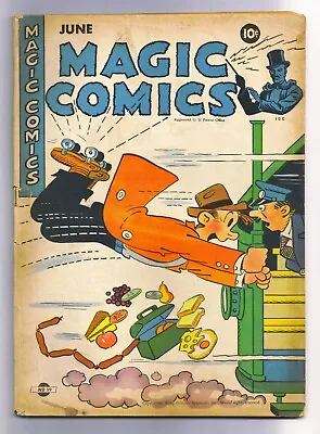 MAGIC COMICS #59 Blondie! Mandrake! Popeye! Vintage McKay Comic Book [1944]~ G * • $15