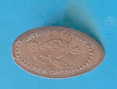 Sea Turtle Myrtle Beach State Park Elongated Pressed Penny Free Ship Removed2021 • $3.39