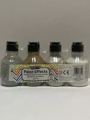 Paint Effects Paint Childrens Ready Mixed Non Toxic Kids Paints Bottles CRAFT • £4.99