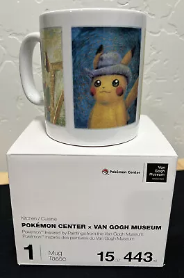 In Hand Pokemon Center Van Gogh Museum Coffee Mug Eevee Pikachu Sold Out • $49.95