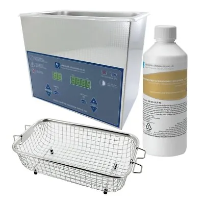 Ultrasonic Cleaner Kit 3 Litre Tank Metal Plastic Home/ Professional Cleaner • $324.68