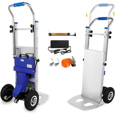 Electric Stair Climbing Hand Trucks Dolly Aluminum 440lb 10'' Pneumatic Wheels • $739.99