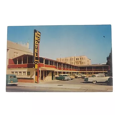 Town House Motel San Francisco California Postcard Parking Lot Classic Cars Vtg • $3.50