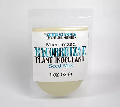 1 Oz Seed Mix Mycorrhizae - Endo/Ecto Mycorrhizal Fungi Plant Inoculate • $12.49