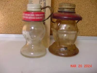 Vintage Antique Glass Miniature Candy Railroad Lantern Bottles • $6.95