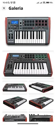 Novation Impulse 25 USB Midi Keyboard Controller With After Touch For Ableton • £119