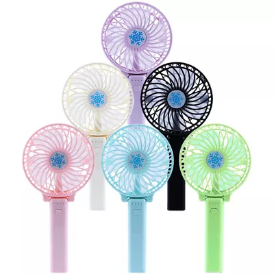 Portable Rechargeable Fan Mini Handy Fan Pocket Size Air Cooler USB W/ Battery • $7.95