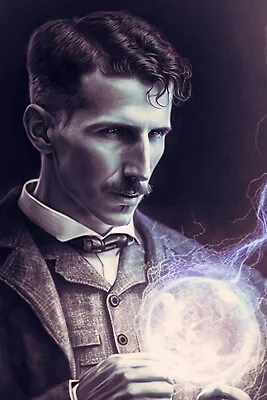 Poster Many Sizes; Nikola Tesla P13 • $160.11