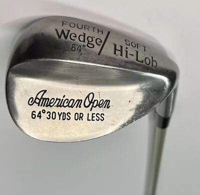 American Open Fourth Wedge 64° Soft Hi-Lob Lady K T300 SSM Graphite Shaft RH 35  • $24.95