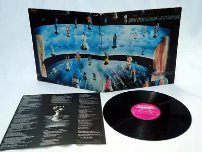 VAN DER GRAAF GENERATOR PAWN HEARTS LYRIC INNER INSERT 1st UK PINK SCROLL LP1971 • £49.99