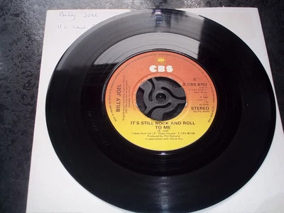 £0.99 • Buy Billy Joel 7 Inch Single 45, It's Still Rock N Roll To Me.