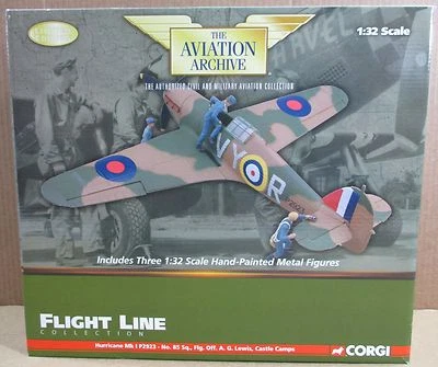 £216.72 • Buy Hawker Hurricane Mk1 P2923 Albert Lewis Castle Camps + 3 Figurines Die-Cast 1:32
