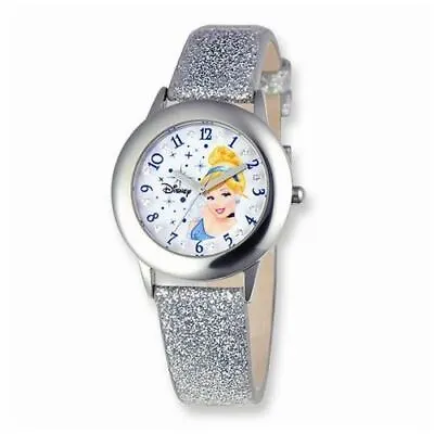 Disney Princess Cinderella Glitz Silver Band Tween Watch • $56