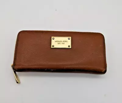 Vintage Michael Kors Multifunctional Wallet Luggage Acorn/Brown • $24