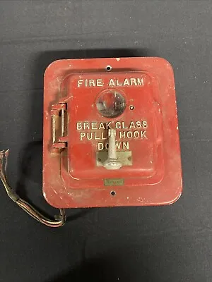 Vintage Autocall Co. Pull Fire Alarm Station Box W/ Working Movement NYSP Cast • $60