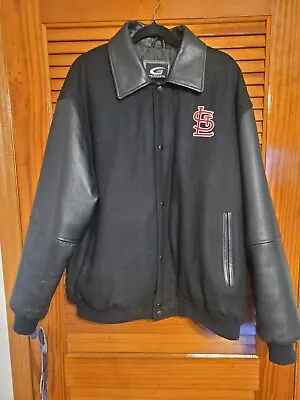 Vintage St.Louis Cardinals 2006 World Series Leather Jacket Men’s XL • $60