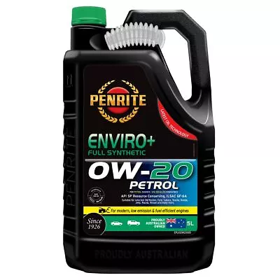 Penrite Enviro+ 0W-20 Engine Oil 5L • $62.86