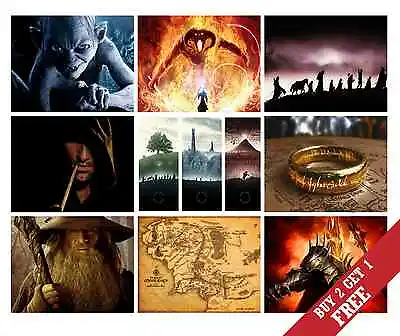 £8.49 • Buy A3/A4 LORD OF THE RINGS Poster Options JRR Talkien HOME WALL DECOR LOTR Print