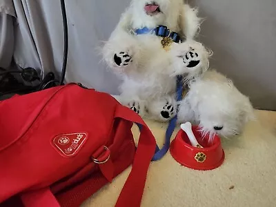 K~VTG My Twinn Poseable Pets Shaggy Dogs Plush Stuffed Animal Toys W/Pet Bag • $39.99