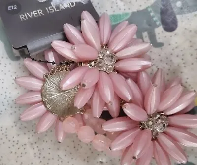 £11 • Buy New Lovely Pink  River Island   Costume Jewellery Bracelet Flower 🌸