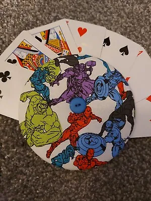 Playing Card Holder Hand Made Marvel Theme • £5.60