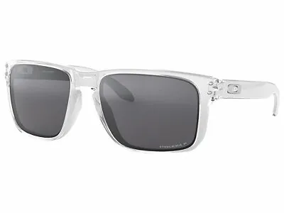 Oakley Holbrook Polarized Sunglasses OO9102-H355 Polished Clear/Prizm Black • $159.99