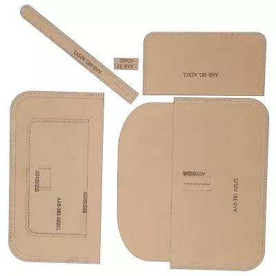 Clear Acrylic Handbag Pattern For Women DIY Handwork Craft Leather Bag DIY AU • $48.02