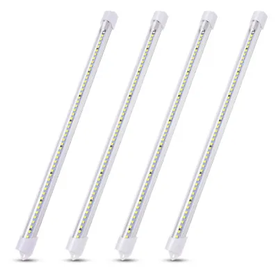 MICTUNING 4X 12V 48LED Interior Light Strip Bar ON/OFF Switch For Car Boat Home • £8.59