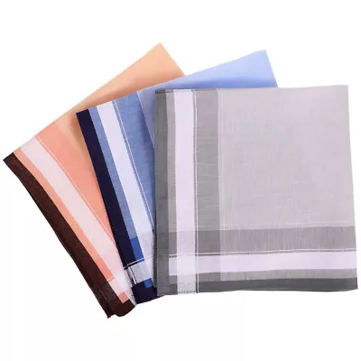  3 Pcs Pocket Squares For Men Handkerchiefs Women Women's Old Fashioned • £8.39