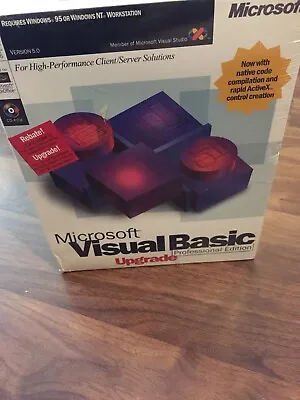 Microsoft Visual Basic 5.0 Professional Edition (Upgrade) • $50