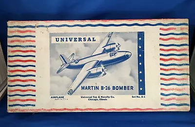 Vintage 1941 Universal Toy & Novelty Co Airplane Model Kit Martin B-26 Bomber • $79