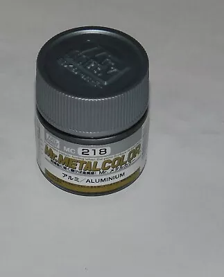 MR HOBBY MR METAL COLOR (COLOUR) MC 218 ALUMINIUM 10ml POT • £3.50