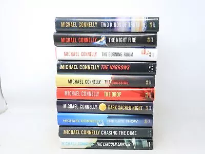 Lot Of 10 Michael Connelly HC Books W/Dust Jackets Bosch Haller • $44.95