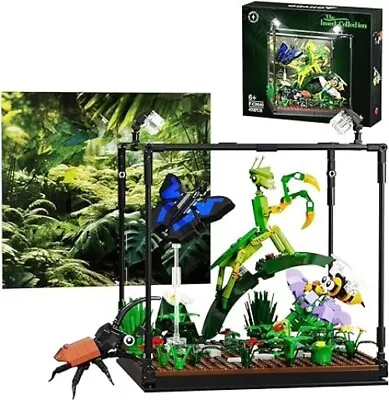 MOC The Insect Collection Building Block Set With Constructed Terrarium 472 PCS • $71.71