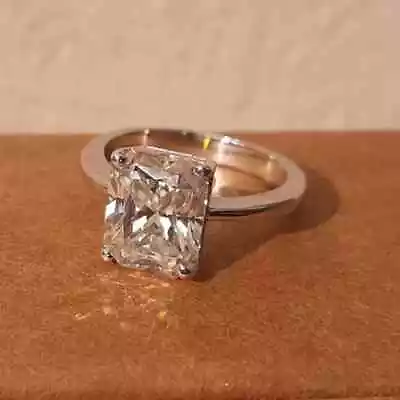 2.50CT EMERALD LAB CREATED DIAMOND WOMEN's WEDDING RING 14K WHITE GOLD PLATED • $84.99