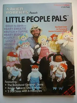 Little People Pals Baby Sweetie Butch Xavier Roberts Plaid 7546 Pattern Booklet • $12.95