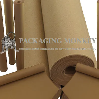 $15.40 • Buy 600mm X 50M Heavy Duty Kraft Brown Wrapping Paper Roll