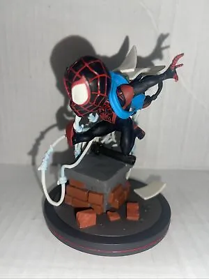 QMX Marvel Miles Morales Spider-Man Q-Fig Elite Diorama Statue • $25