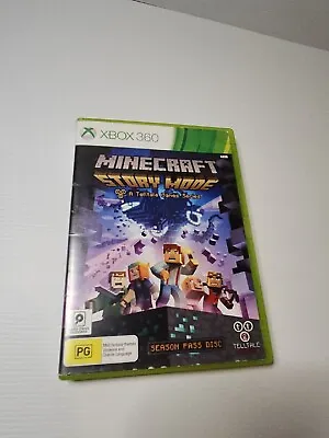 Minecraft Story Mode A Telltale Game Series No Manual XBOX 360 Free Postage • $15.75