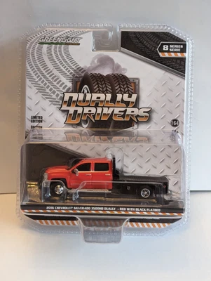 £9.99 • Buy 1972 Chevrolet Silverado 3500HD Dually Red Black Flatbed 1/64 Scale Series 8