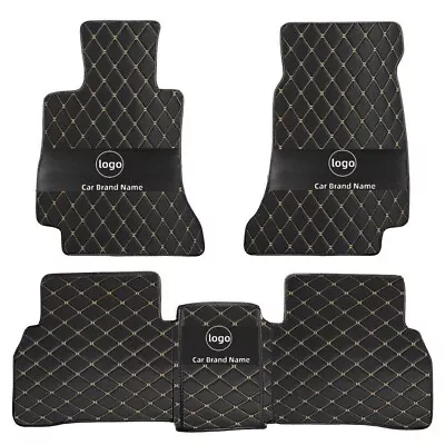 For Mitsubishi Car Floor Mats Custom Luxury Waterproof Stripes Carpets 1996-2023 • $51.69