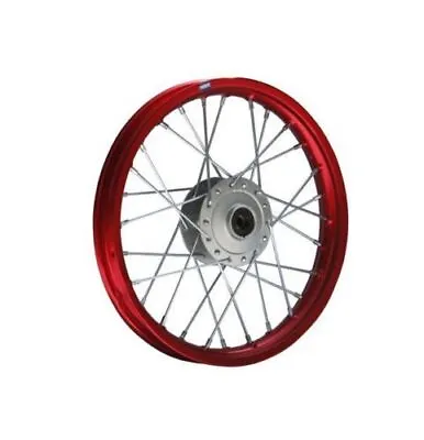 HMParts Aluminium Rim Anodised 14 Inch Front Red Pit Bike Dirt Bike Cross • $202.49